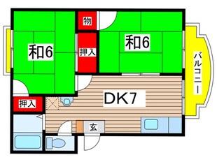 エクセル武庫川 Ⅰの物件間取画像